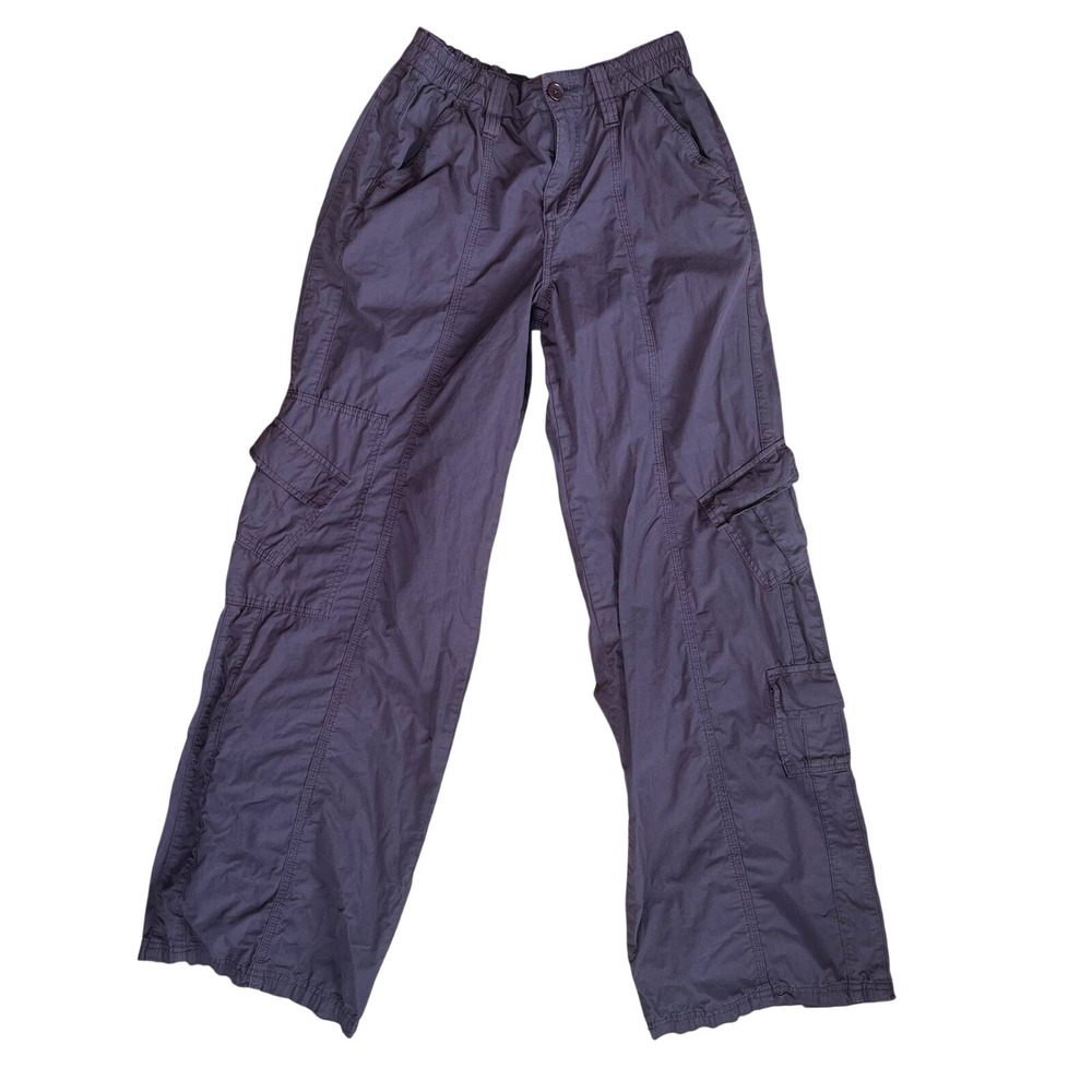 BDG Urban Outfitters Y2K Cargo Pants‎ Brown Wide Leg Small Grunge Skater Indie